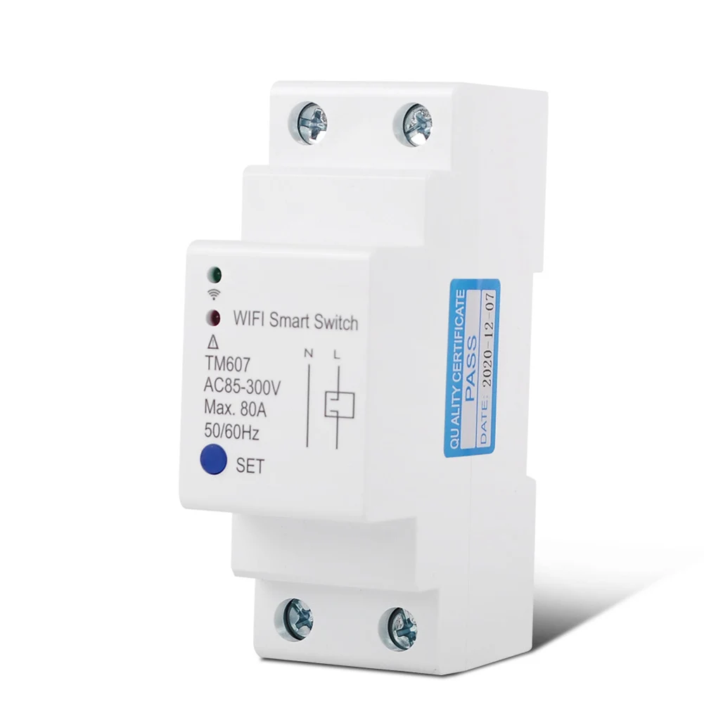 Wireless Rail Timer Switch Remote Control ON/OFF for Tuya APP 80A Max Schedule Time Countdown Time Memory Function
Wireless Rail Timer Switch Remote Control ON/OFF for Tuya APP 80A Max Schedule Time Countdown Time Memory Function