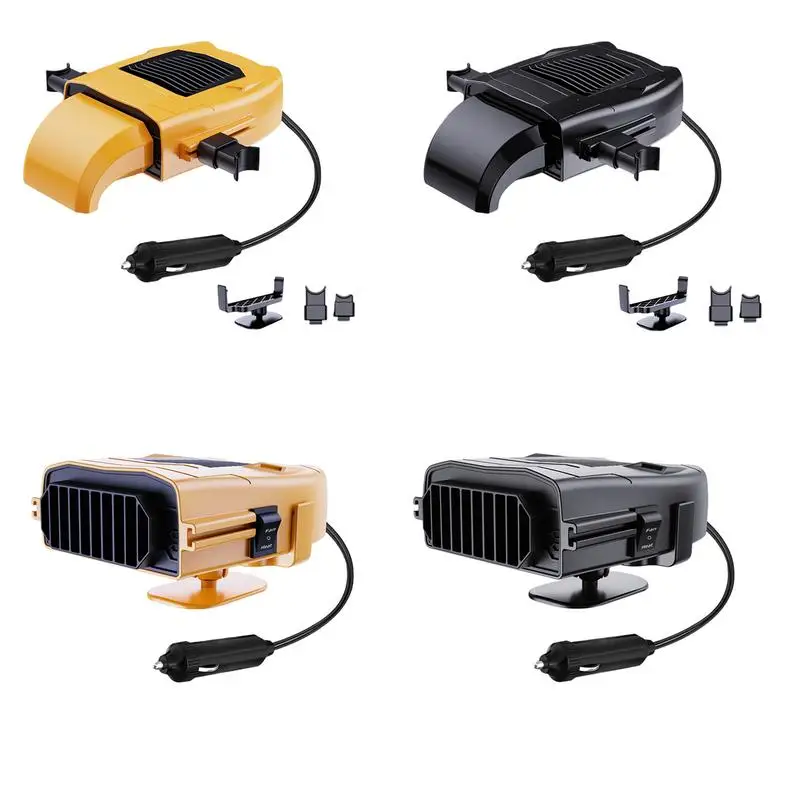 

12V Car Dashboard Heater Electric Defroster Auto Heater Fan Quick Defogger Efficient Windshield Demister for Winter Comfort
