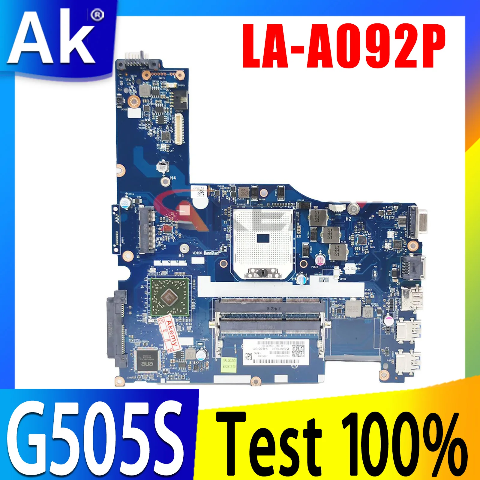 For LENOVO Ideapad G505S Notebook Mainboard LA-A092P AMD DDR3 Laptop Motherboard
For LENOVO Ideapad G505S Notebook Mainboard LA-A092P AMD DDR3 Laptop Motherboard