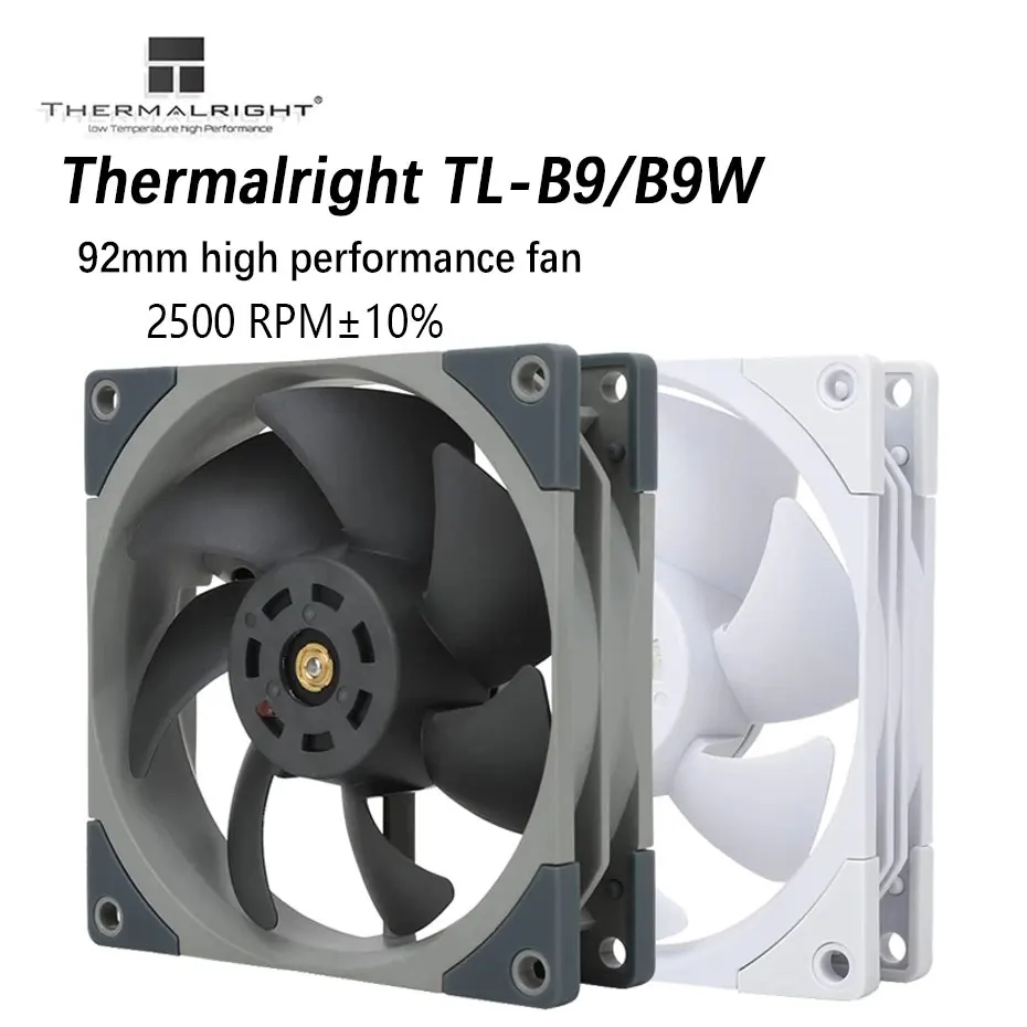 Высокопроизводительный вентилятор радиатора воздушного давления Thermalright TL-B9/B9W 92 мм, 4 контакта, ШИМ, 2500 об/мин
Высокопроизводительный вентилятор радиатора воздушного давления Thermalright TL-B9/B9W 92 мм, 4 контакта, ШИМ, 2500 об/мин
