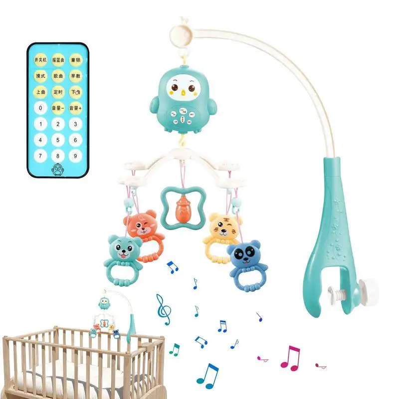 Crib Music Bell Musical Clip On Mobile Crib Mobile Music Box Crib Bell With Detachable Toy Pendants 360 Rotation Remote Control
Crib Music Bell Musical Clip On Mobile Crib Mobile Music Box Crib Bell With Detachable Toy Pendants 360 Rotation Remote Control