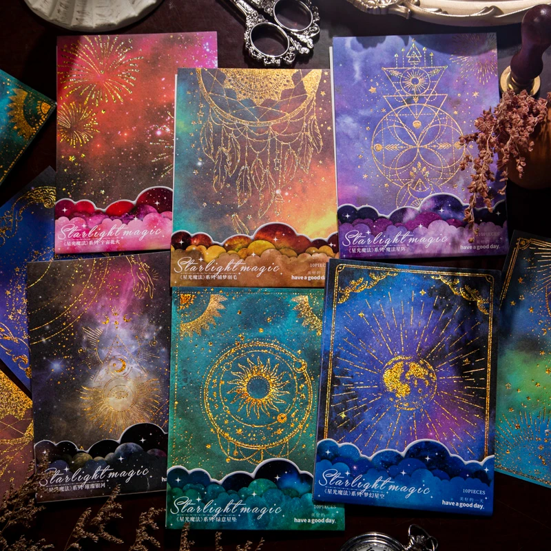 Yoofun 10pcs Astrology Light Magic Child Stickers Creative Journal Scrapbooking Decoration Washi Paper Labels Planner Diary diy
Yoofun 10pcs Astrology Light Magic Child Stickers Creative Journal Scrapbooking Decoration Washi Paper Labels Planner Diary diy