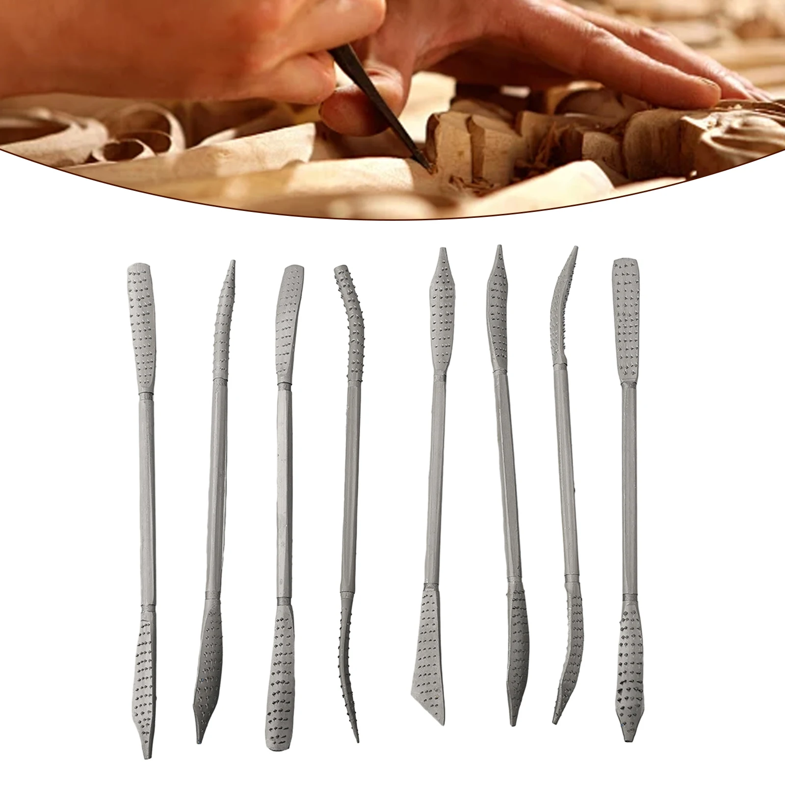 8pcs Coarse Riffler Files Curved Double Ended Mini 190mm Carbon Steel High Quality Professional Workshop Equipment
8pcs Coarse Riffler Files Curved Double Ended Mini 190mm Carbon Steel High Quality Professional Workshop Equipment
