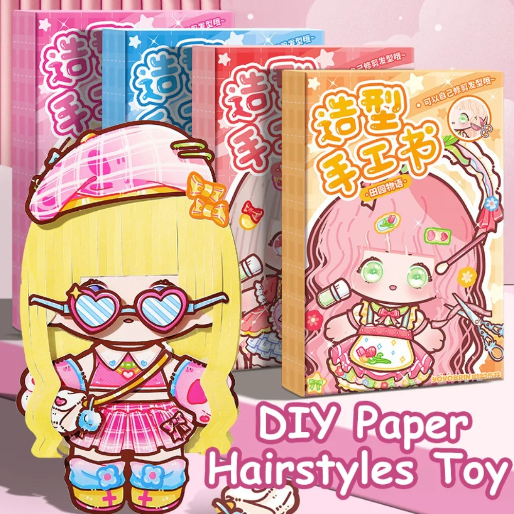 Montessori DIY Paper Hairstyles Toy Fun Cartoon 3D Idol Styling Designer Toy Handmade Sticker Girls Hair Stylist Toy Children 
Montessori DIY Paper Hairstyles Toy Fun Cartoon 3D Idol Styling Designer Toy Handmade Sticker Girls Hair Stylist Toy Children