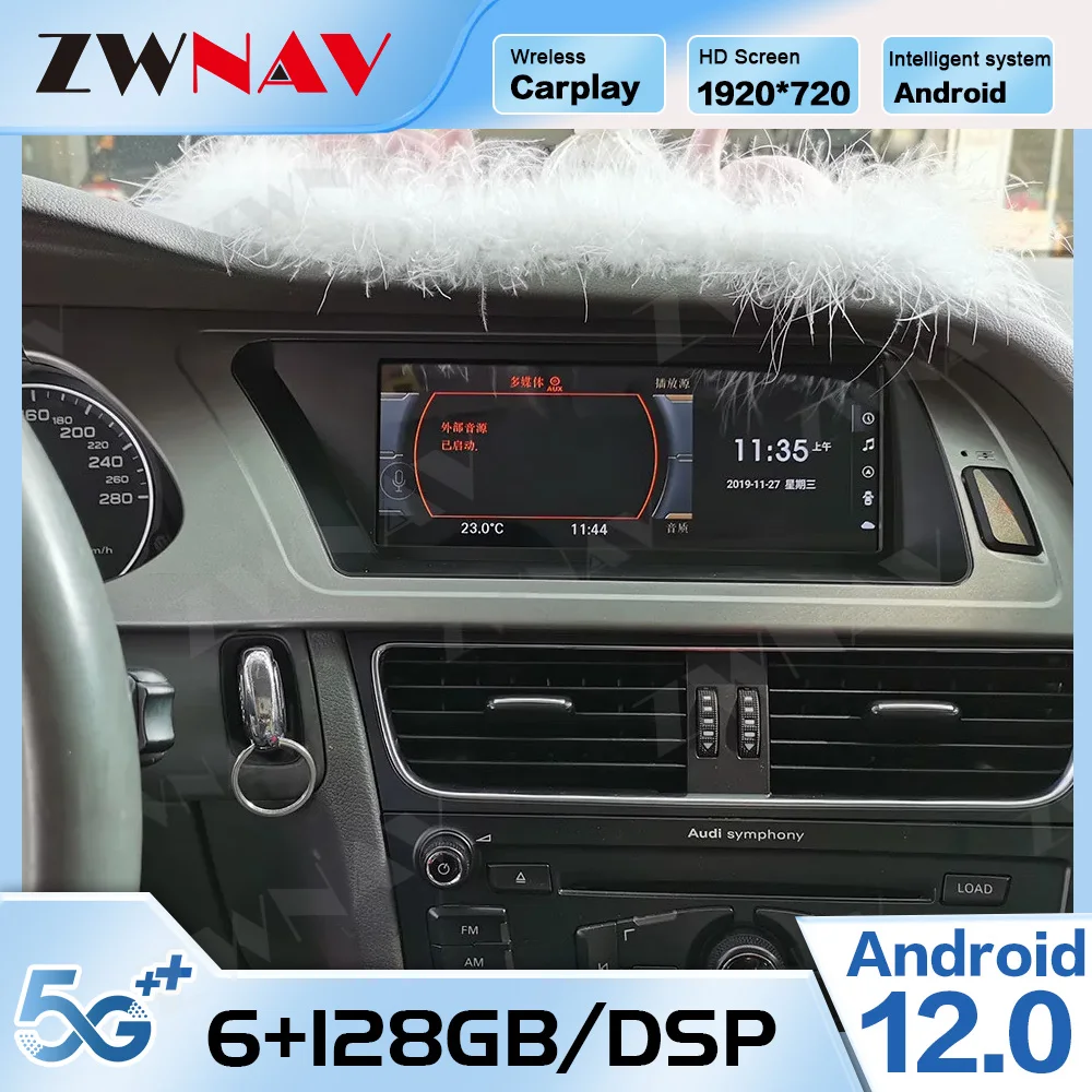 Carplay Screen For AUDI A4L 2009 2010 2011 2012 Radio Android Audio Stereo Auto GPS Automotive Multimedia Player Head Unit DSP
Carplay Screen For AUDI A4L 2009 2010 2011 2012 Radio Android Audio Stereo Auto GPS Automotive Multimedia Player Head Unit DSP