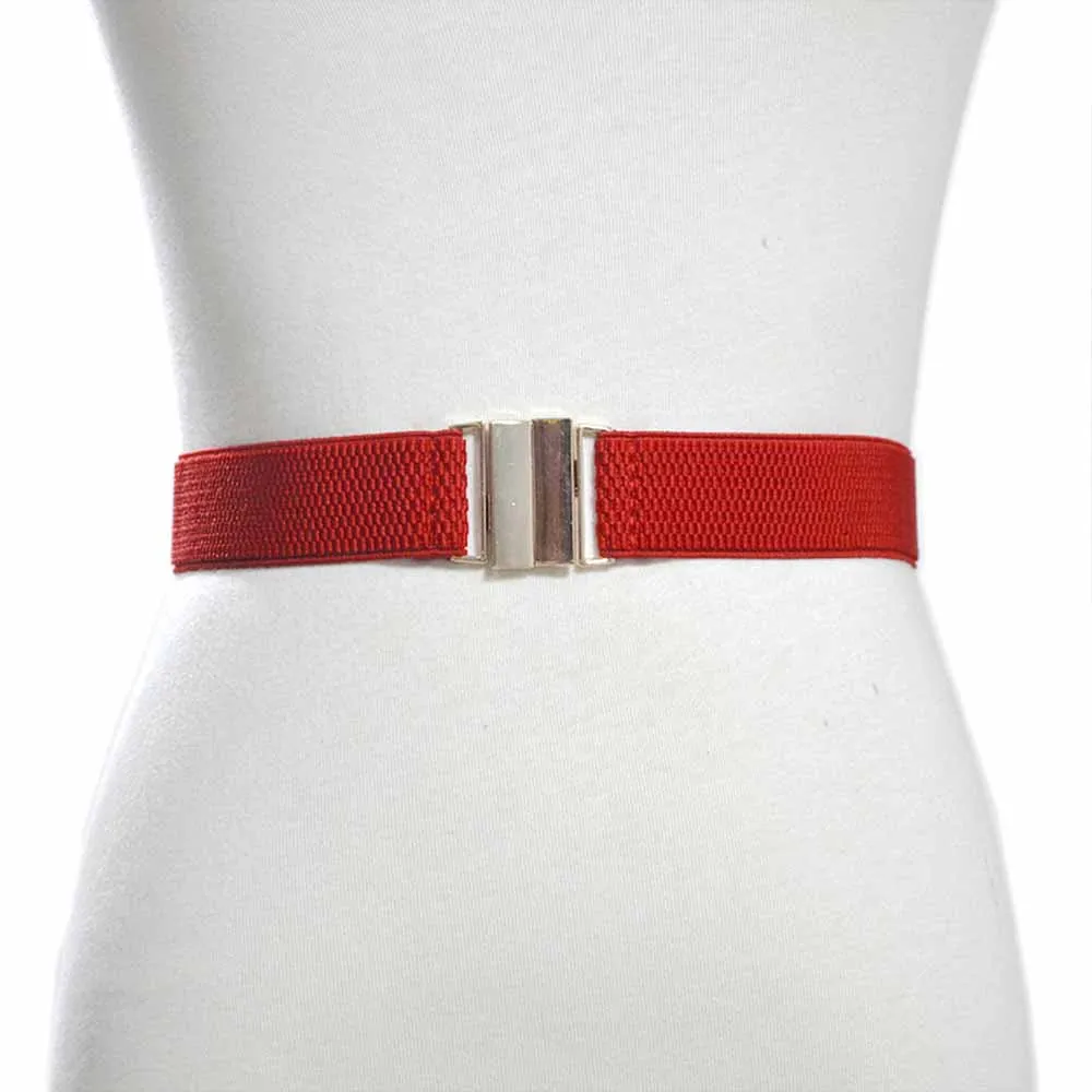 Women Stretch Elastic Wide Corset Waist Belt Silver Metal Buckle Fabric Strap Female Apparel Accessories Dress Waist SCB0260
Women Stretch Elastic Wide Corset Waist Belt Silver Metal Buckle Fabric Strap Female Apparel Accessories Dress Waist SCB0260