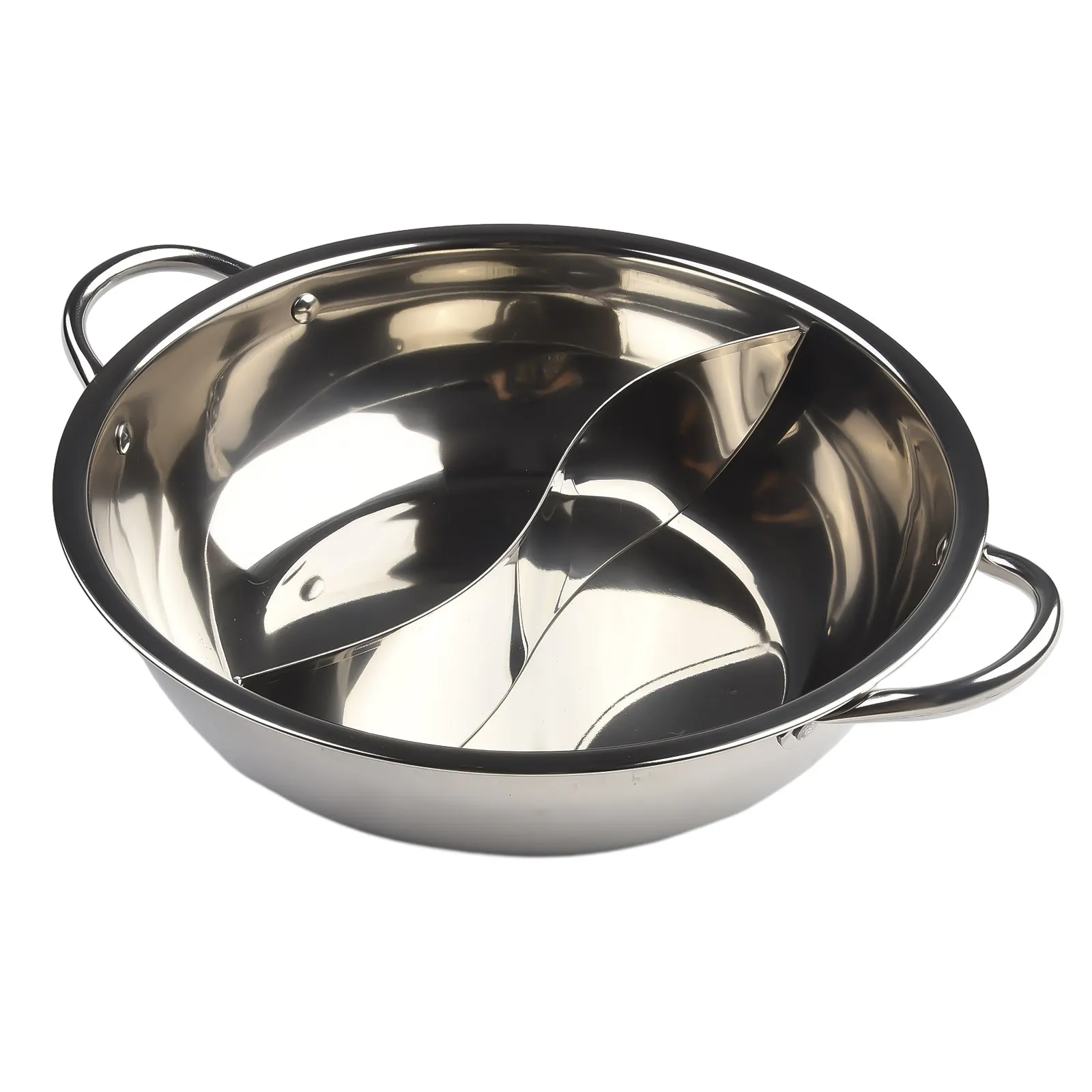Druable High Quality Material Practical Hot Pot Twin Divided Kitchen Soup Gas Stove Stainless Steel Compatible Pot
Druable High Quality Material Practical Hot Pot Twin Divided Kitchen Soup Gas Stove Stainless Steel Compatible Pot