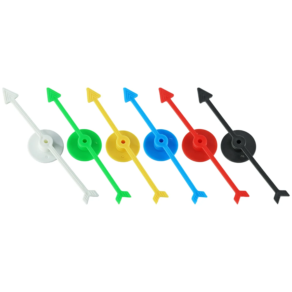6 Pieces 10cm Toys Plastic Rotating Arrow Pointer Turntable Accessories Board Games Kids
6 Pieces 10cm Toys Plastic Rotating Arrow Pointer Turntable Accessories Board Games Kids