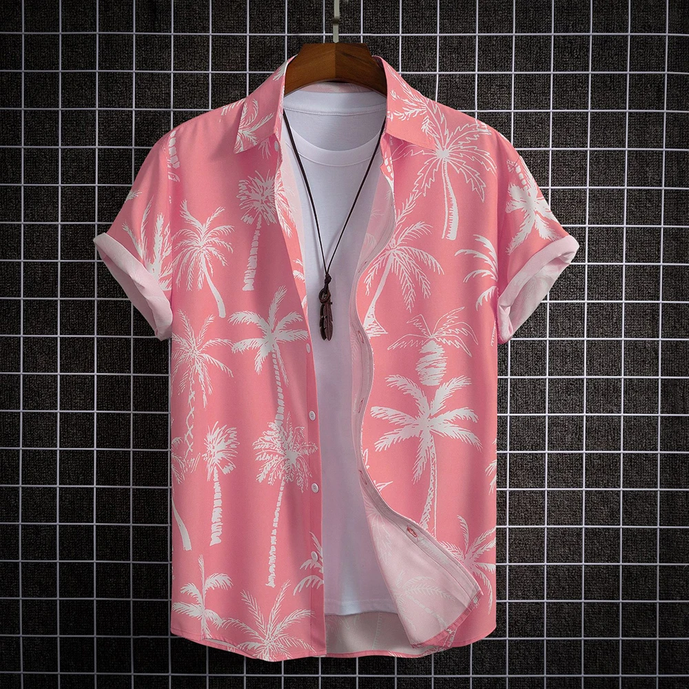 Coconut Tree 3D Print Men's Shirts Short Sleeve Hawaiian Shirt 2024 Summer Loose Shirts for Man Casual Oversized Male Clothing 
Coconut Tree 3D Print Men's Shirts Short Sleeve Hawaiian Shirt 2024 Summer Loose Shirts for Man Casual Oversized Male Clothing