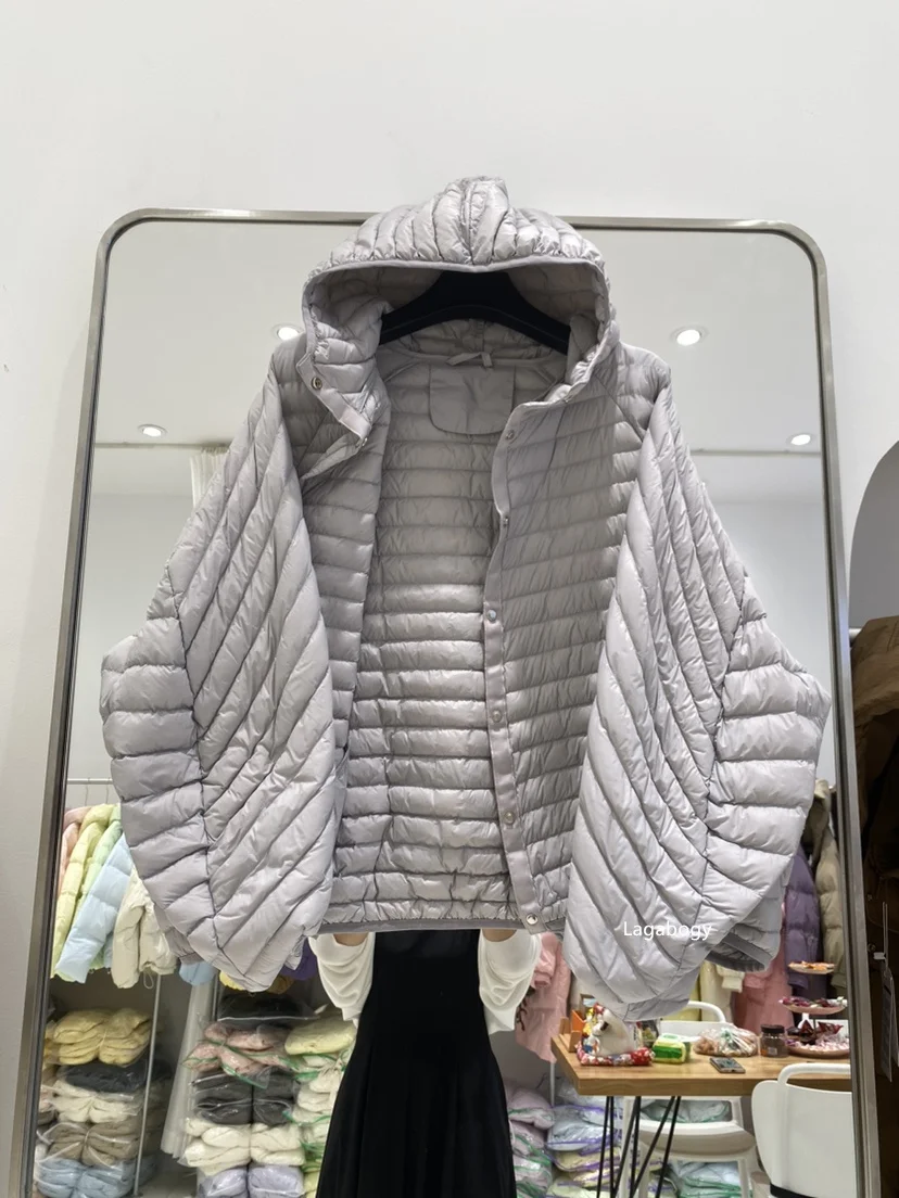 Winter Vintage Women Oversized Hood Puffer Jacket Female Casual Ultra Light Lantern Sleeve 90%White Duck Down Coat 10 Mallzona S70a78d6691c54040b2d289ad6863ef9c3 Winter Vintage Women Oversized Hood Puffer Jacket Female Casual Ultra Light Lantern Sleeve 90%White Duck Down Coat Mallzona