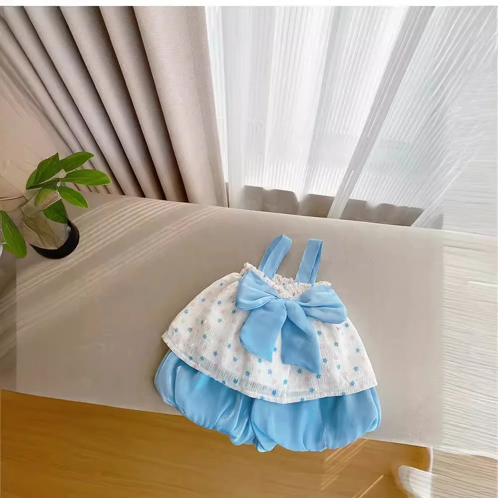 Summer Children Girls 2PCS Clothes Set Floral Print Bow Stretch Sleeveless Exterior Sling Loose Shorts Suit Baby Girls Outfits
Summer Children Girls 2PCS Clothes Set Floral Print Bow Stretch Sleeveless Exterior Sling Loose Shorts Suit Baby Girls Outfits