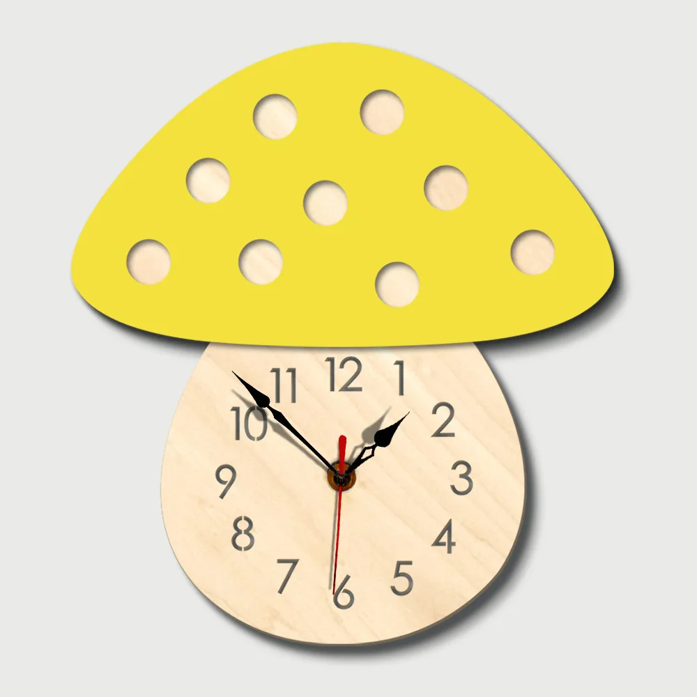 Clock Wall Cartoon Mushroom Silent Wall Clock Modern Decor Wall Clock for Kids Rooms Dining Room Decor Clocks
Clock Wall Cartoon Mushroom Silent Wall Clock Modern Decor Wall Clock for Kids Rooms Dining Room Decor Clocks