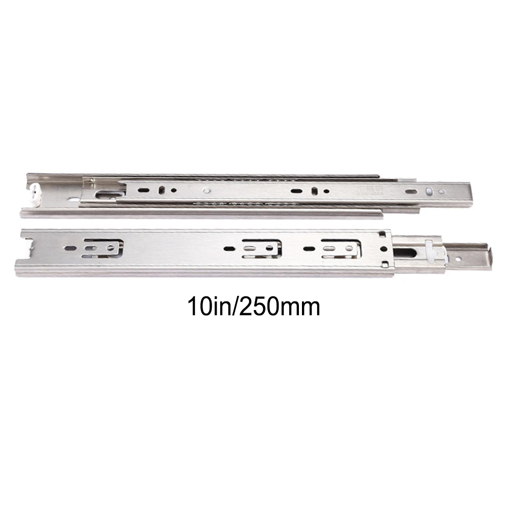 Highly Durable 304 Stainless Steel Drawer Slides Effective Hydraulic Damping Buffer Smooth Three Section Guide Rail
Highly Durable 304 Stainless Steel Drawer Slides Effective Hydraulic Damping Buffer Smooth Three Section Guide Rail