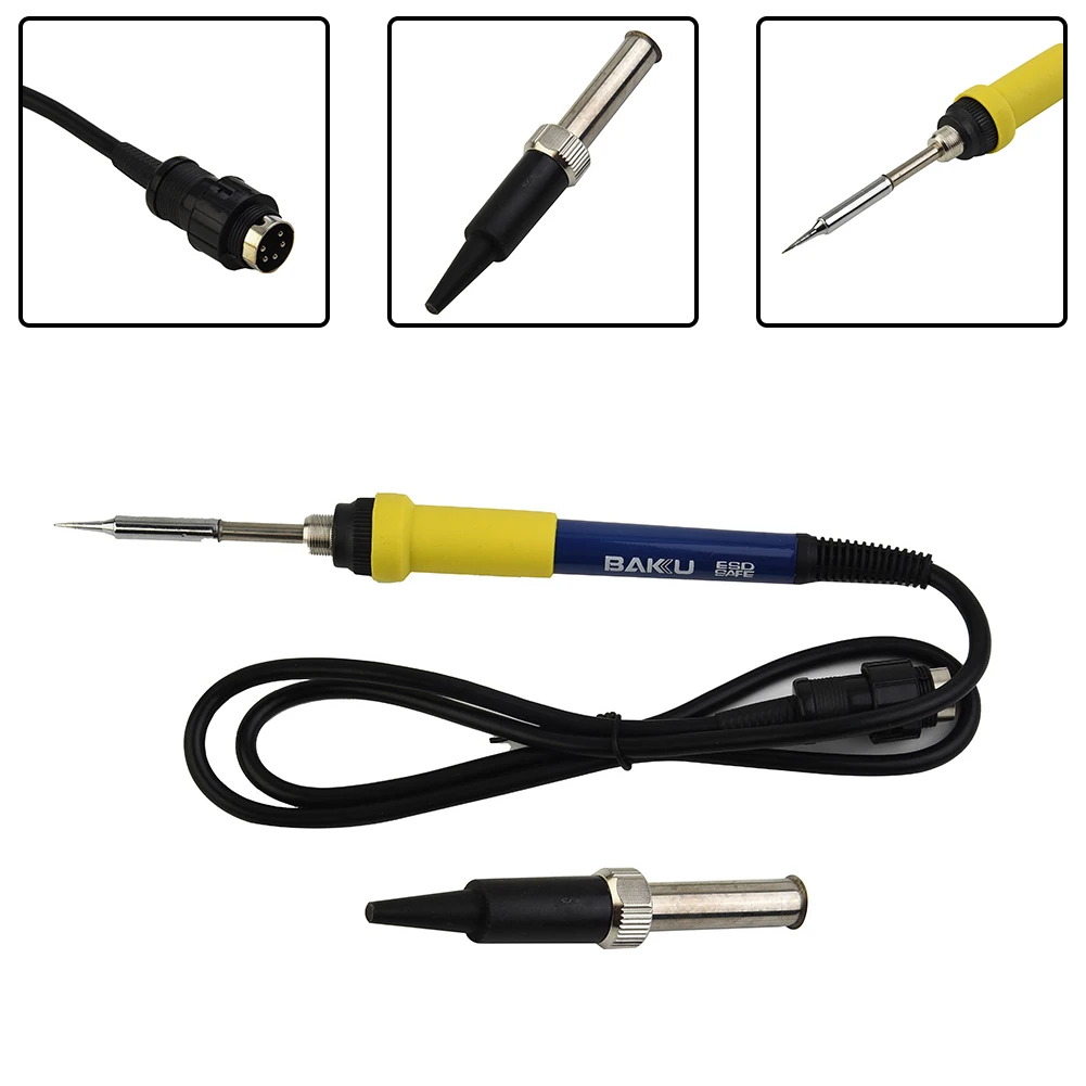 Welding Irons Tool Soldering Iron With DIN 5 Pin Female Connector 5 Pin Female Connector Ceramic Heating Elements
Welding Irons Tool Soldering Iron With DIN 5 Pin Female Connector 5 Pin Female Connector Ceramic Heating Elements