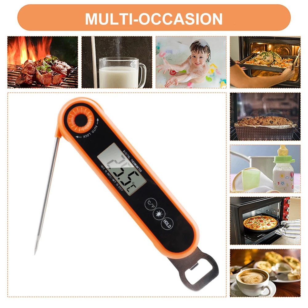 Food Thermometer Digital Kitchen Thermometer Instant Reading Meat Temperature Tester With Rotatable Probe Kitchen Gadgets
Food Thermometer Digital Kitchen Thermometer Instant Reading Meat Temperature Tester With Rotatable Probe Kitchen Gadgets