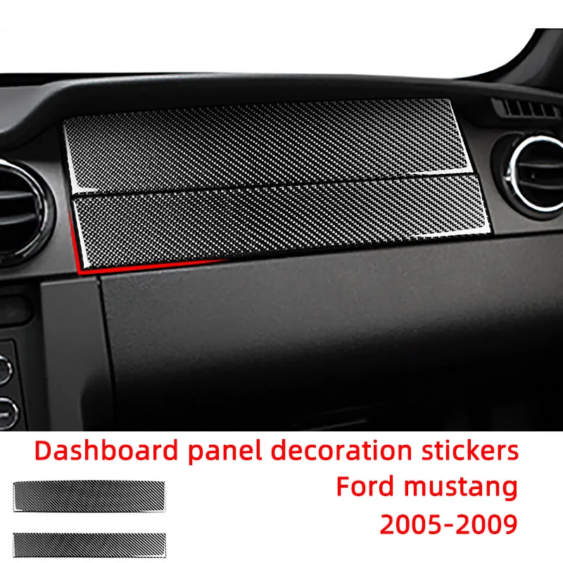 Passenger Dashboard Panel Decorative Stickers Carbon Fiber Trim Strips For Ford Mustang 2005-2009 Car Interior Accessories
Passenger Dashboard Panel Decorative Stickers Carbon Fiber Trim Strips For Ford Mustang 2005-2009 Car Interior Accessories