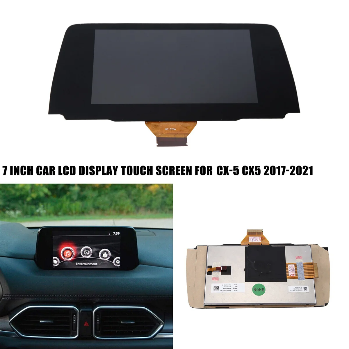 7 Inch Car Radio Multimedia Player Navigation LCD Display Touch Screen TM070RDHP05-00 for -5 CX5 2017-2021
7 Inch Car Radio Multimedia Player Navigation LCD Display Touch Screen TM070RDHP05-00 for -5 CX5 2017-2021
