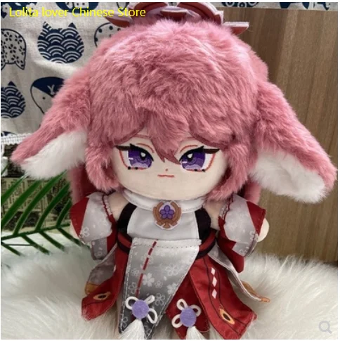 Anime Game Genshin Impact 20cm Cotton Toy Yae Miko Change Clothes Short Plush Toy Rabbit Hair Style Toy Cosplay Gifts
Anime Game Genshin Impact 20cm Cotton Toy Yae Miko Change Clothes Short Plush Toy Rabbit Hair Style Toy Cosplay Gifts