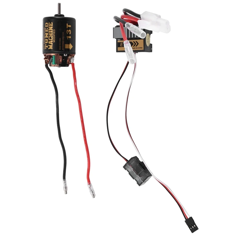 320A ESC + 540 щеточный двигатель 13T для радиоуправляемого автомобиля Axial SCX10 Traxxas TRX4 D90 HSP Tamiya Redcat, запчасти
320A ESC + 540 щеточный двигатель 13T для радиоуправляемого автомобиля Axial SCX10 Traxxas TRX4 D90 HSP Tamiya Redcat, запчасти