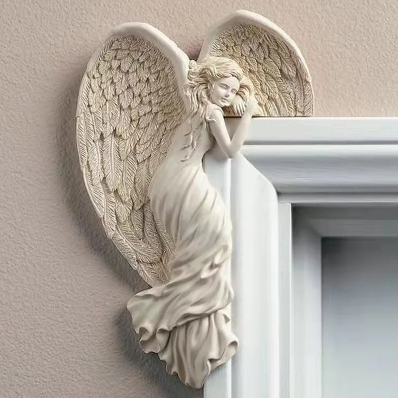 

New Redemption Angel Door Frame Pendant Awakening Angel Wings Pendant Door Frame Decoration Resin Pendant Decoration