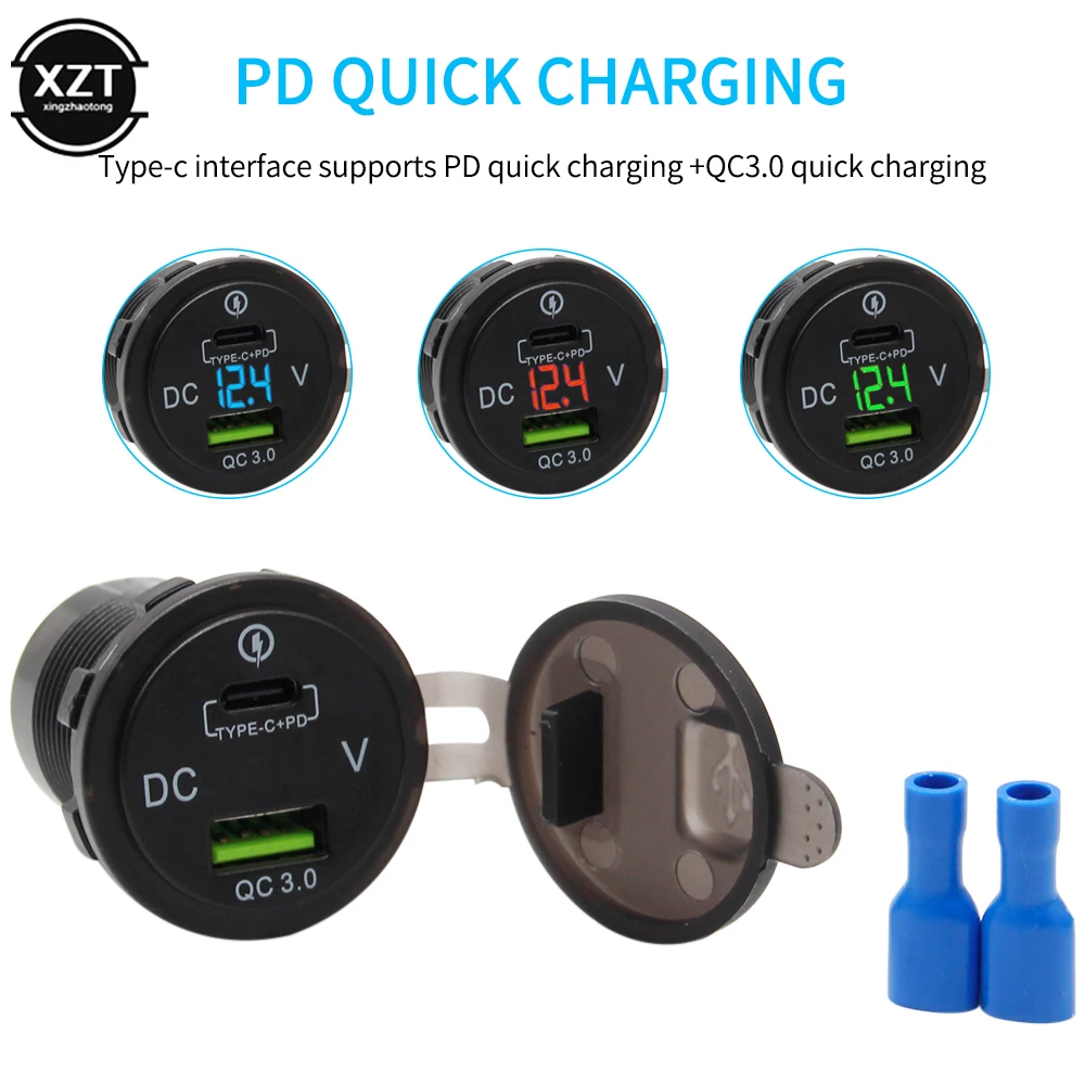 New Universal Car Charger Pd+qc3.0 Fast Charge Type-c Mobile Phone Car Charger Type C Socket With Led Digital Voltmeter
New Universal Car Charger Pd+qc3.0 Fast Charge Type-c Mobile Phone Car Charger Type C Socket With Led Digital Voltmeter