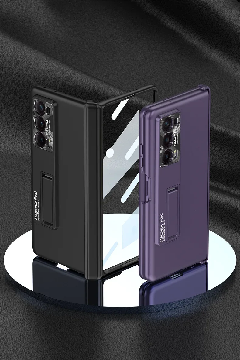 حافظة هاتف Honor Magic V2 رفيعة للغاية غير لامعة بمشبك مغناطيسي وحامل بسيط وعصري متوافق مع هاتف Huawei V2 45 حافظة هاتف Honor Magic V2 رفيعة للغاية غير لامعة بمشبك مغناطيسي وحامل بسيط وعصري متوافق مع هاتف Huawei V2