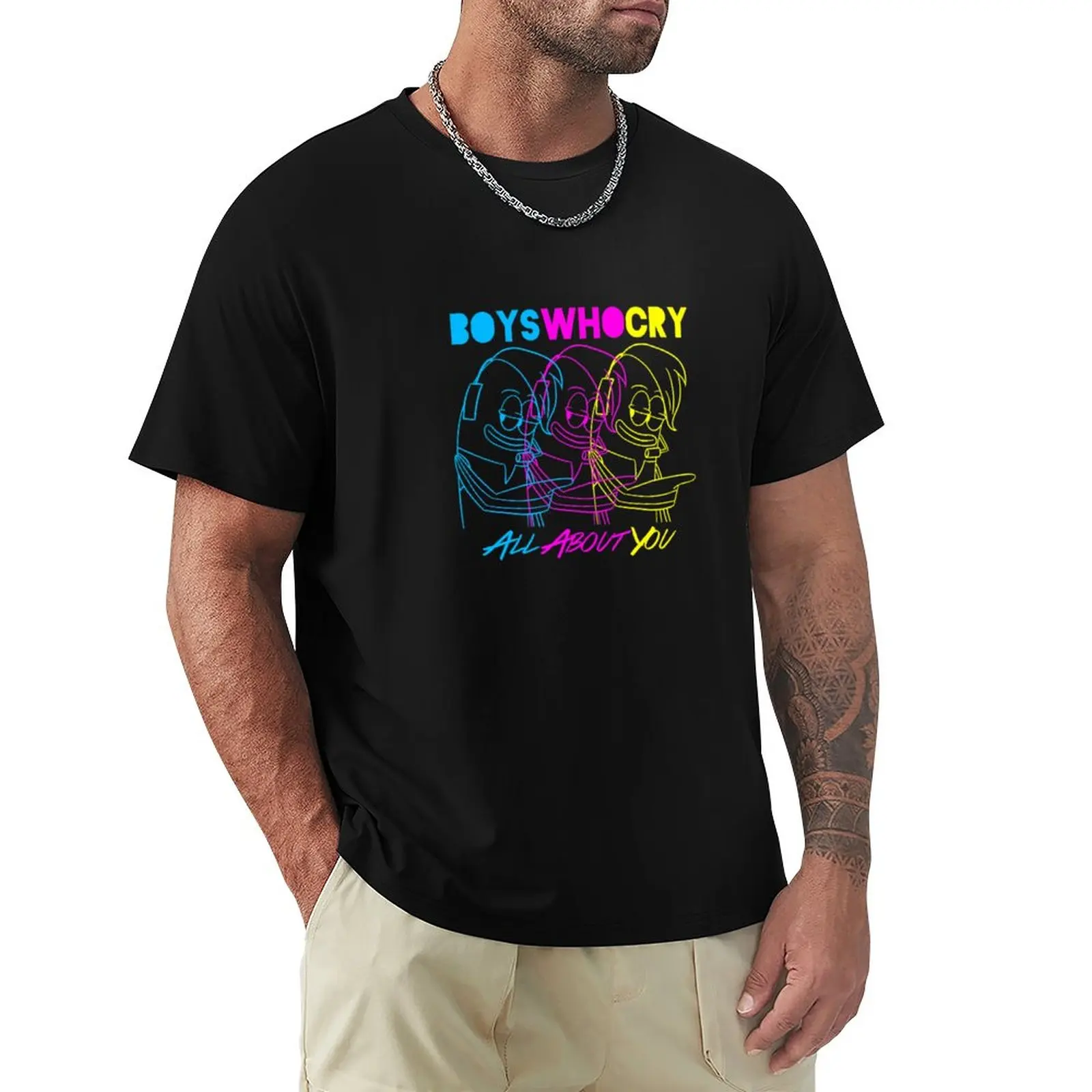 Boys Who Cry (Cyan, Magenta, Yellow) T-Shirt T-Shirt summer clothes shirts graphic tees heavyweight t shirts for men
Boys Who Cry (Cyan, Magenta, Yellow) T-Shirt T-Shirt summer clothes shirts graphic tees heavyweight t shirts for men