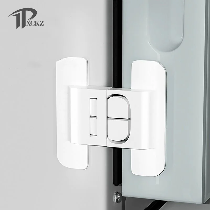 

New 1Pcs Home Refrigerator Lock Safety Fridge Freezer Door Lock Multi-function Safety Locks Children Security Protector