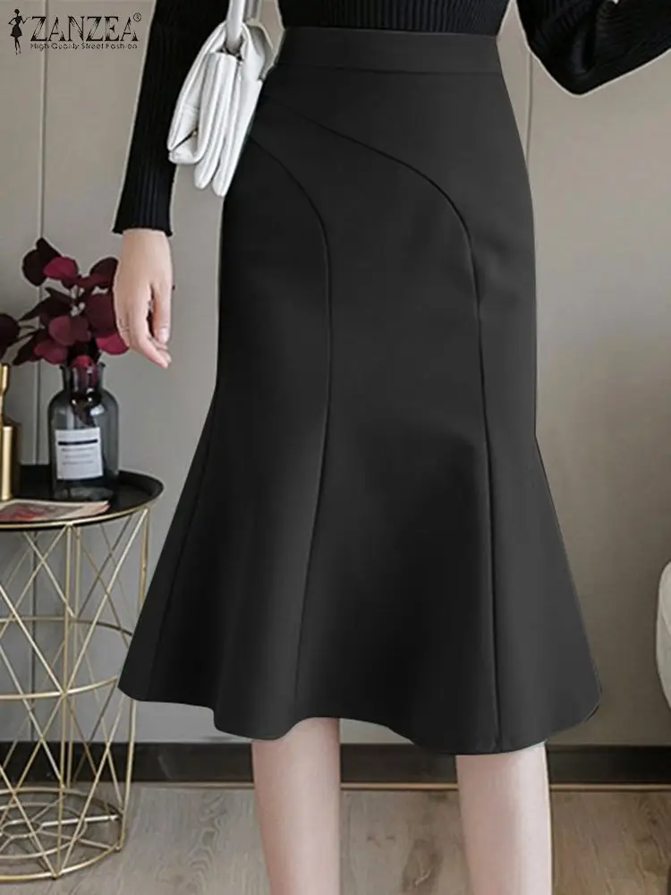 ZANZEA 2024 Fashion High Waist Midi Jupes Spliced Mermaid Skirts Women Elegant Temperament Casual Slim Fit Party Fishtail Skirt
ZANZEA 2024 Fashion High Waist Midi Jupes Spliced Mermaid Skirts Women Elegant Temperament Casual Slim Fit Party Fishtail Skirt