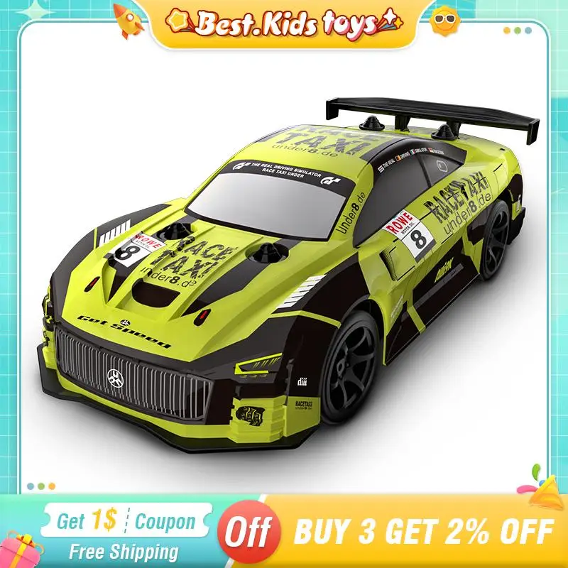 

JJRC Q165 2.4G RTR RC Car Drift Cool Lighting 4WD Remote Control Racing High-speed Multiplayer Game Vehicle Kids Toys Boys Gift