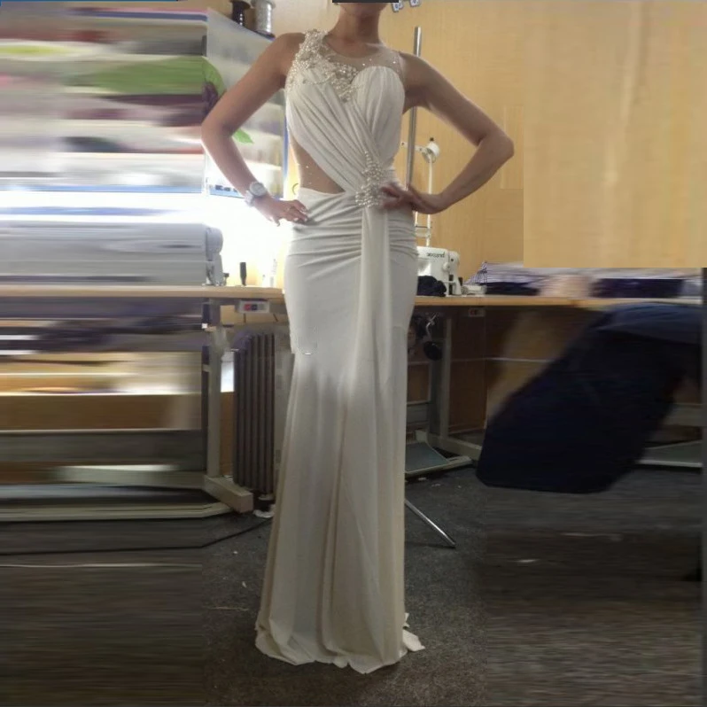 Charming Vestidos Para Festa Mermaid Floor Length Evening Dress Beading Back See through Sleeveless O Neck Evening Dresses
Charming Vestidos Para Festa Mermaid Floor Length Evening Dress Beading Back See through Sleeveless O Neck Evening Dresses