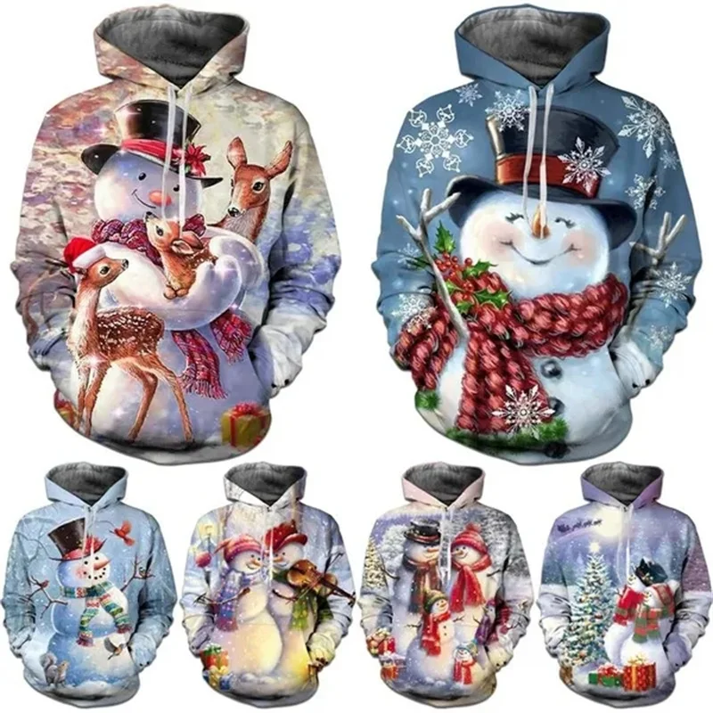 New Christmas Snowman Graphic Hoodies For Men 3D Xmas Santa Claus Printing Sweatshirts Kids Funny Hooded Hoody Unisex Pullovers
New Christmas Snowman Graphic Hoodies For Men 3D Xmas Santa Claus Printing Sweatshirts Kids Funny Hooded Hoody Unisex Pullovers