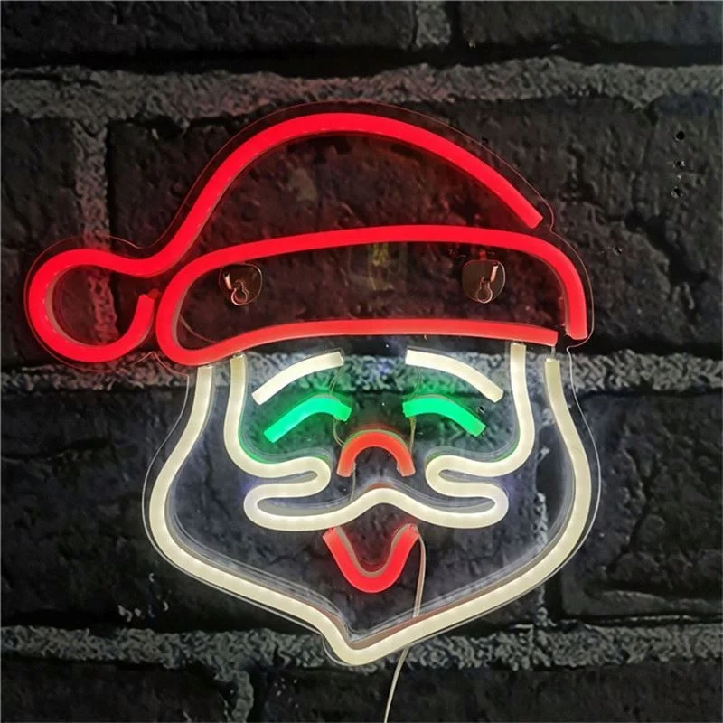 Neon Lights Led Acrylic Father Christmas Room Bedroom Decoration Night Table Lamp Modeling Light
Neon Lights Led Acrylic Father Christmas Room Bedroom Decoration Night Table Lamp Modeling Light