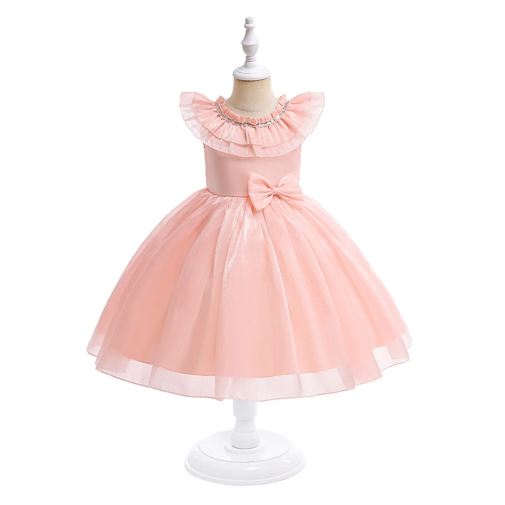 Cap Sleeves Pink Wedding Prom Princess Kids Dresses Ballgown Girl Birthday Party Evening Gown Costume
Cap Sleeves Pink Wedding Prom Princess Kids Dresses Ballgown Girl Birthday Party Evening Gown Costume