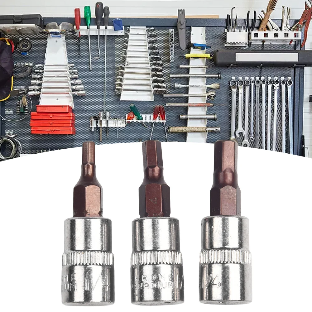 Drive Socket Screwdriver Bit Replacement Accessories 1/4 Inch Chrome Vanadium Steel H3 H4 H5 H8H8 High Quality
Drive Socket Screwdriver Bit Replacement Accessories 1/4 Inch Chrome Vanadium Steel H3 H4 H5 H8H8 High Quality