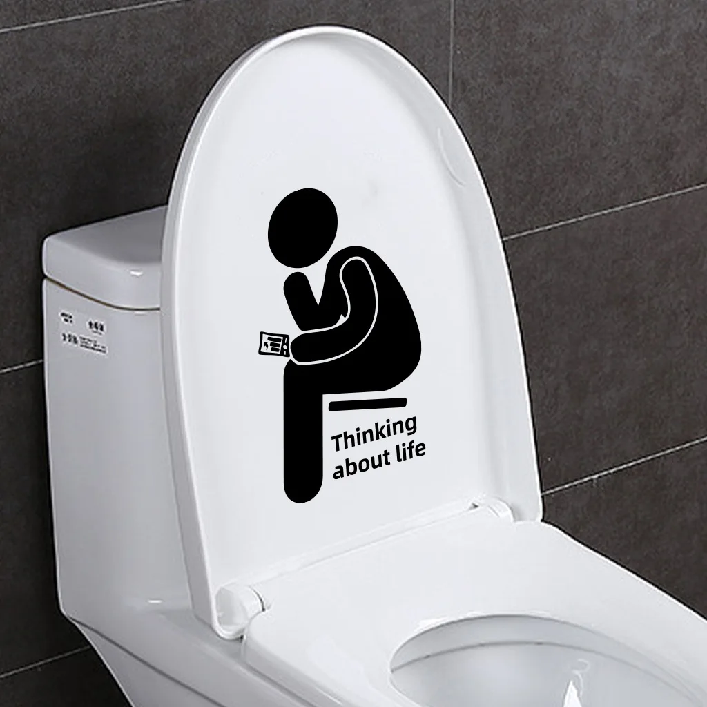 Funny English Logo Toilet Sign Stickers Bathroom Decoration Home Decals Pvc Waterproof Wallpaper Posters Family Toilet Stickers
Funny English Logo Toilet Sign Stickers Bathroom Decoration Home Decals Pvc Waterproof Wallpaper Posters Family Toilet Stickers
