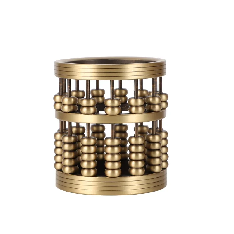 All copper stable operation wins the abacus, pen holder decoration, office, study, home and creative decoration craft supplies
All copper stable operation wins the abacus, pen holder decoration, office, study, home and creative decoration craft supplies