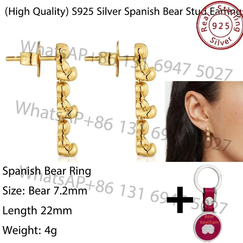Lligat Spanish Bear Earrings in Sterling Silver - Unique and Stylish Animal Jewelry for Women
Lligat Spanish Bear Earrings in Sterling Silver - Unique and Stylish Animal Jewelry for Women