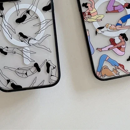 MagSafe Fashion Swimming Yoga Girl Phone Case Cover for IPhone 11 12 13 14 15 Pro Max Case for IPhone 15 Pro Max
MagSafe Fashion Swimming Yoga Girl Phone Case Cover for IPhone 11 12 13 14 15 Pro Max Case for IPhone 15 Pro Max
