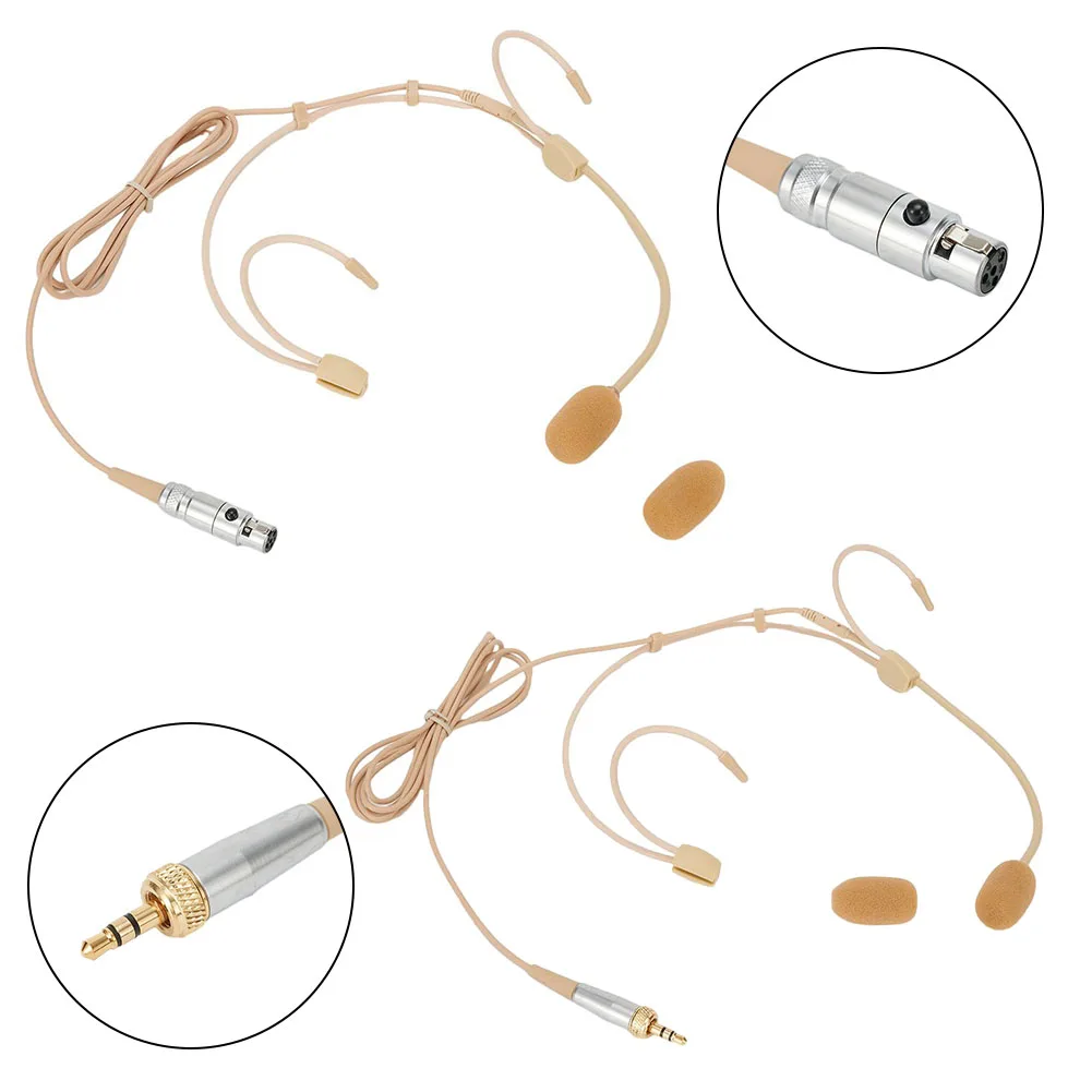 3.5mm Microphone Cardioid Earhook Headworn Headset Microphone 3-pin AKG 4-pin XLR For Sennheiser For Shure Headset Microphone
3.5mm Microphone Cardioid Earhook Headworn Headset Microphone 3-pin AKG 4-pin XLR For Sennheiser For Shure Headset Microphone
