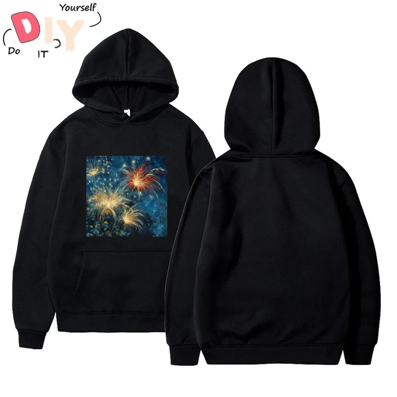 

Fireworks Printed Sport Fashion Korean Cute Simple Sexy Hoodie Men Style Putih Blouse Viral Ready Stock Gildan Oversize