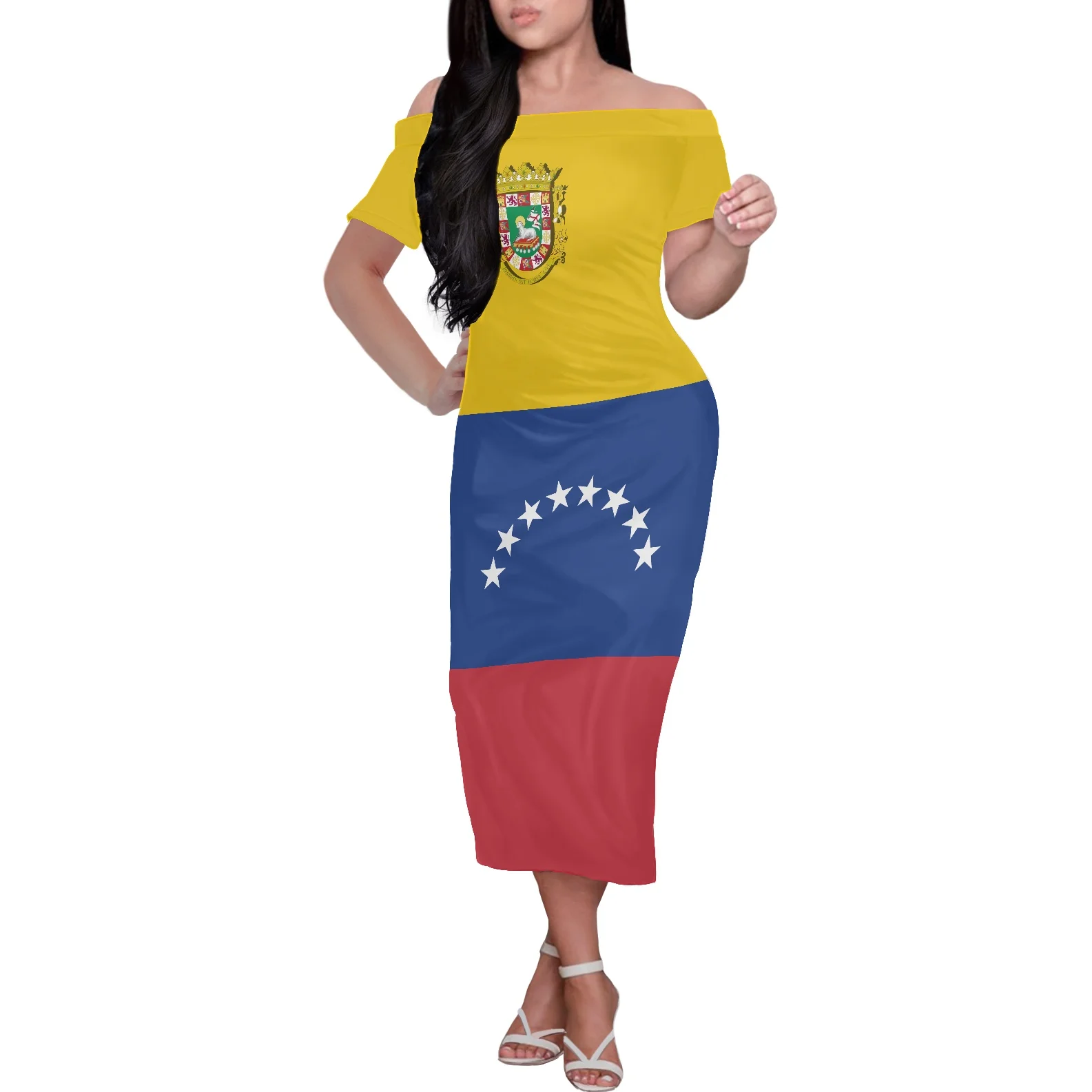 Вечерние платья, женское длинное платье 2022, летние платья до колен с принтом флага Пуэрто-Рико, облегающие платья с открытыми плечами
Вечерние платья, женское длинное платье 2022, летние платья до колен с принтом флага Пуэрто-Рико, облегающие платья с открытыми плечами