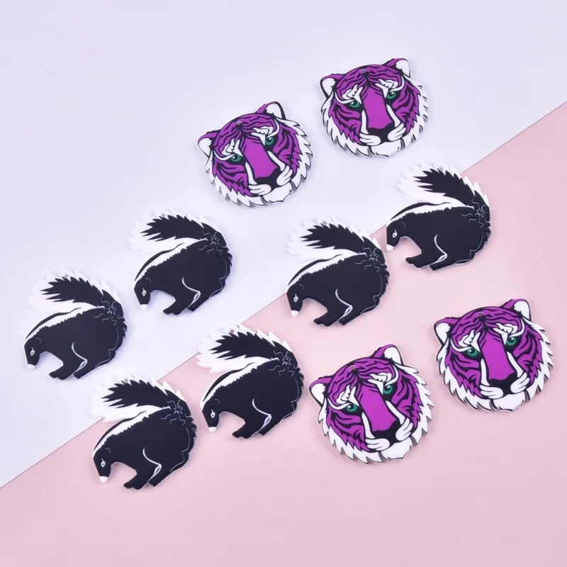 10 шт. акриловые серьги с тигром Skunk, ожерелье, ювелирные изделия, Разноцветные Подвески, самодельные серьги, ожерелье, брелок, аксессуары для рукоделия
10 шт. акриловые серьги с тигром Skunk, ожерелье, ювелирные изделия, Разноцветные Подвески, самодельные серьги, ожерелье, брелок, аксессуары для рукоделия