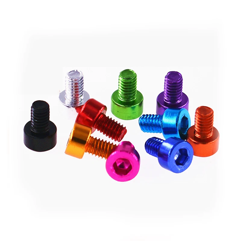 M3 M4 Colourful Aluminum Alloy 7075 Hex Hexagon Socket Cap Head Machine Screw Bolts Aluminum Allen Screw Length 6-30mm
M3 M4 Colourful Aluminum Alloy 7075 Hex Hexagon Socket Cap Head Machine Screw Bolts Aluminum Allen Screw Length 6-30mm