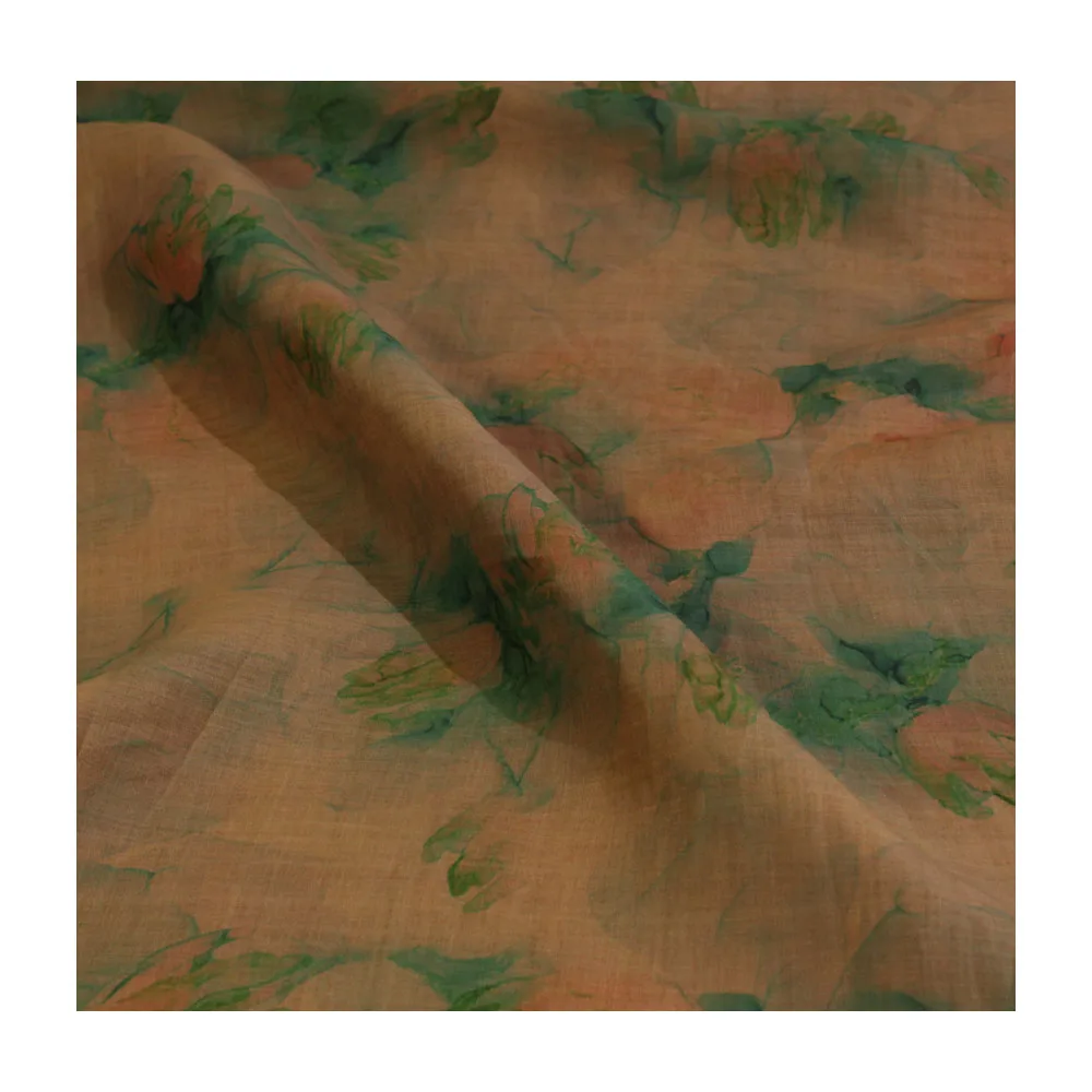 Quality Linen Printing and Dyeing Colorful Cloth Brown Bottom Northbound Rose Dress Robe Clothing Fabric
Quality Linen Printing and Dyeing Colorful Cloth Brown Bottom Northbound Rose Dress Robe Clothing Fabric