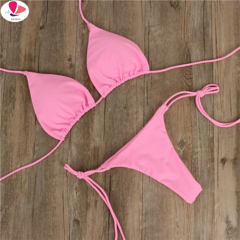 

Sexy Women Bikini Brazilian Swimsuit Push-up Bra Bikini Set Two Piece Swim Suit Swimwear Beachwear Bathing Maillot De Bain Femme