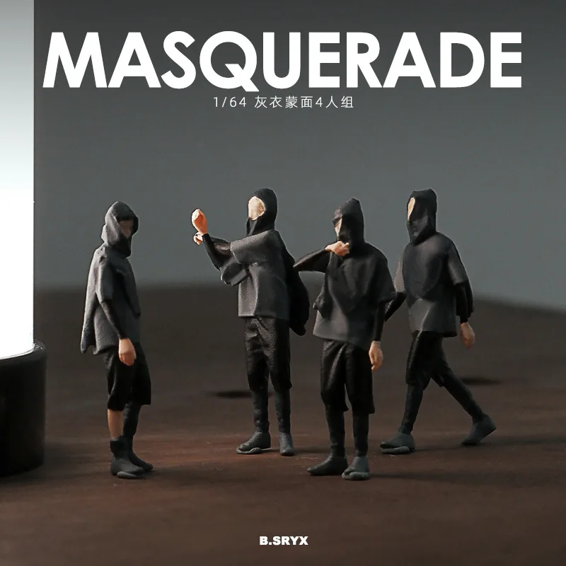 Resin Hand Painting 1/64 Masked Man Diorama Miniature Figure Model Props Creative Photography Display Collection Decoration
Resin Hand Painting 1/64 Masked Man Diorama Miniature Figure Model Props Creative Photography Display Collection Decoration