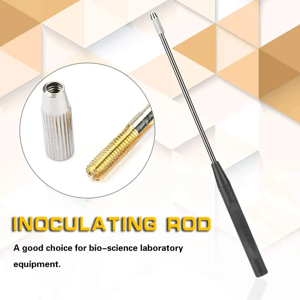 Inoculating Rod Pure Copper Microbiology Inoculation Handle Loop For Microbiological Testing Molecular Biology Laboratory Tool
Inoculating Rod Pure Copper Microbiology Inoculation Handle Loop For Microbiological Testing Molecular Biology Laboratory Tool