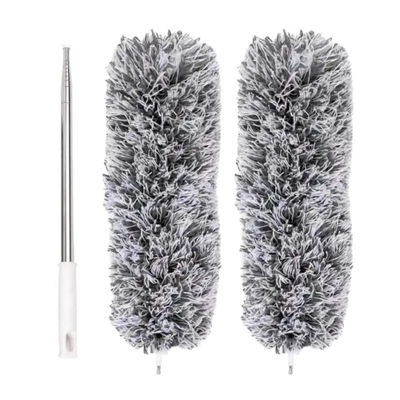 

Telescopic Cleaning Duster Brush Extended Long Crevice Spider Web Microfiber Brushes Bendable Household Dust Clean Remover