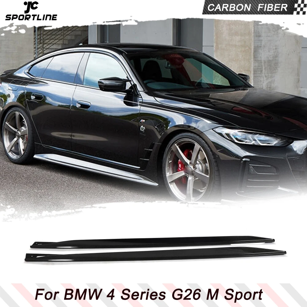 Carbon Fiber Side Skirts Body Kit For BMW 4 Series G26 M Sport Sedan 2021-23 Side Door Bumper Skirts Apron Extention Lip
Carbon Fiber Side Skirts Body Kit For BMW 4 Series G26 M Sport Sedan 2021-23 Side Door Bumper Skirts Apron Extention Lip